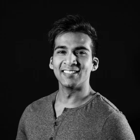 Photo of Aabesh De from Reverb sharing his experience working with Karvex on an music gear marketplace development project